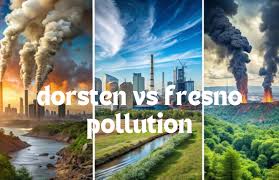 dorsten vs fresno pollution comparison chart