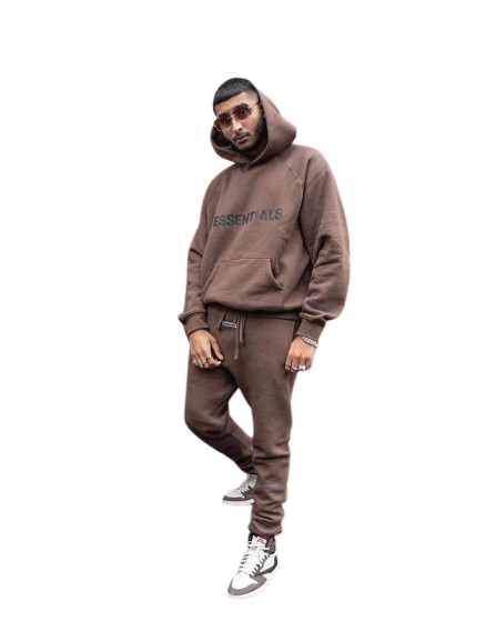 Brown Essentials Hoodie