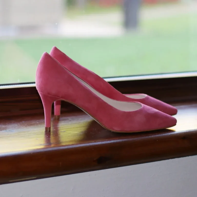 Pink shoes